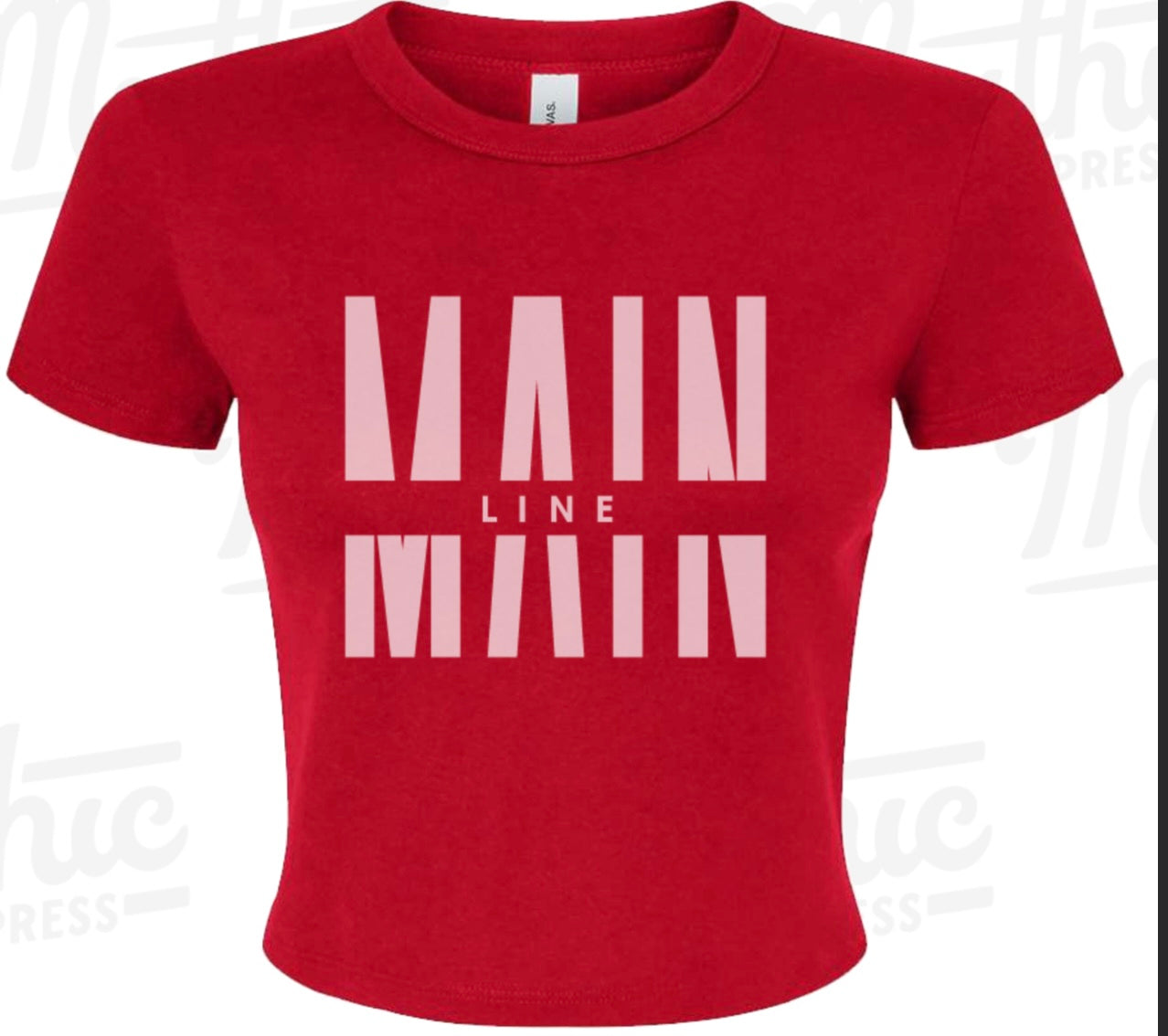 Crop T-Shirt/Red