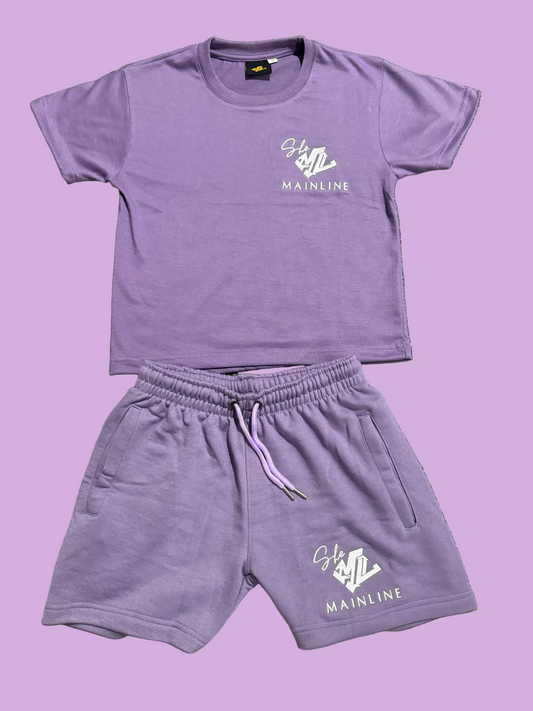 She MainLine Short Set Lavender