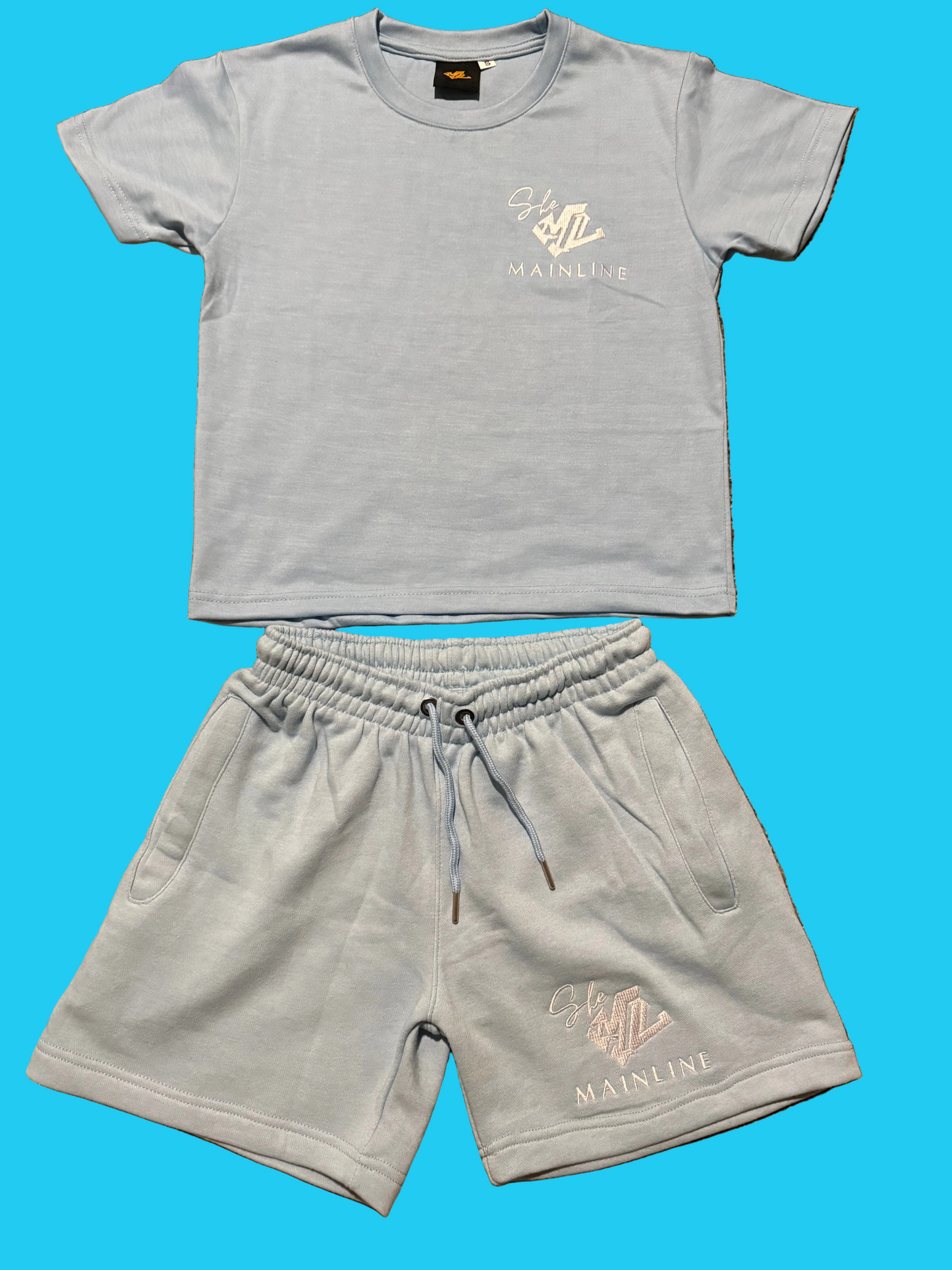 She MainLine Short Set Light Blue